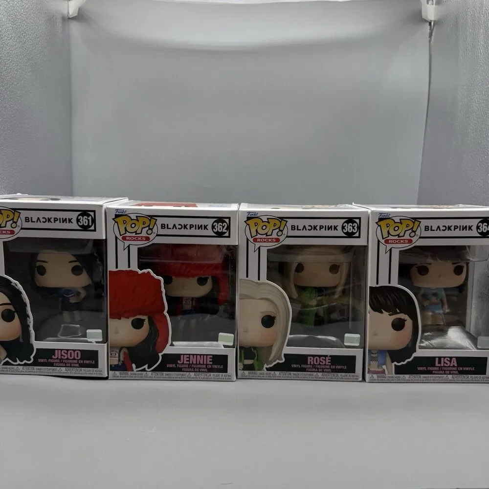Funko Pop! BlackPink Shut DownComplete Set Of 4 NIB 361-364